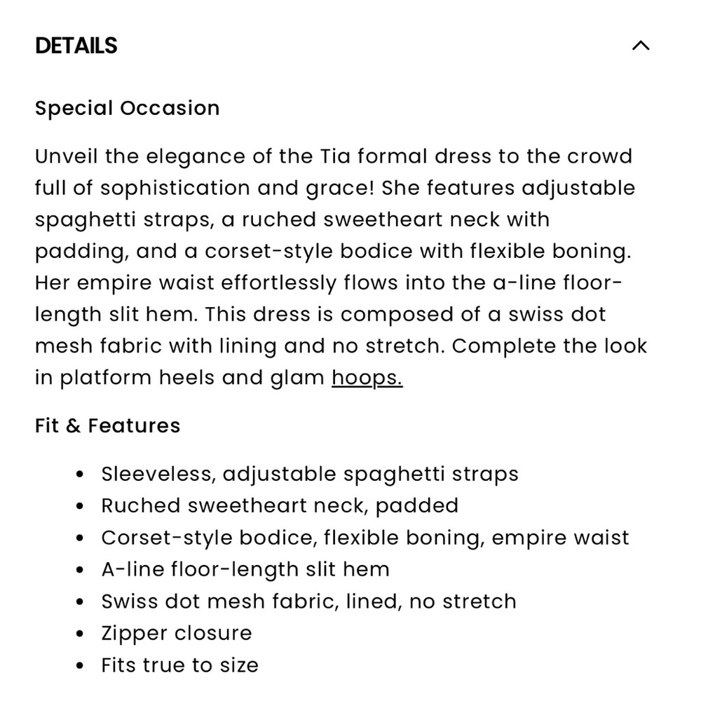 NWT. Windsor Tia Swiss Dot Corset A-Line Formal Dress. Size small. - Picture 5 of 5
